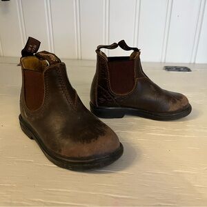 Blundstone Kids Brown Chelsea Pull-On Boots